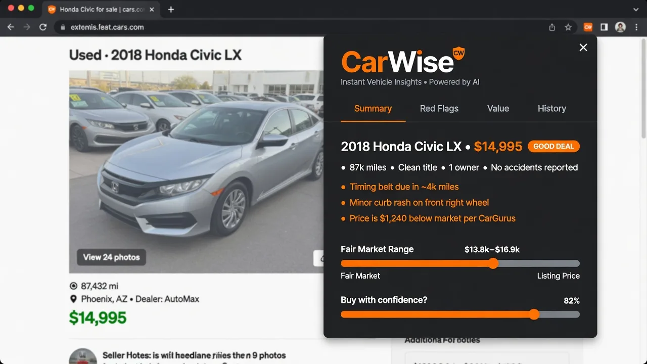 How to check a used car before buying