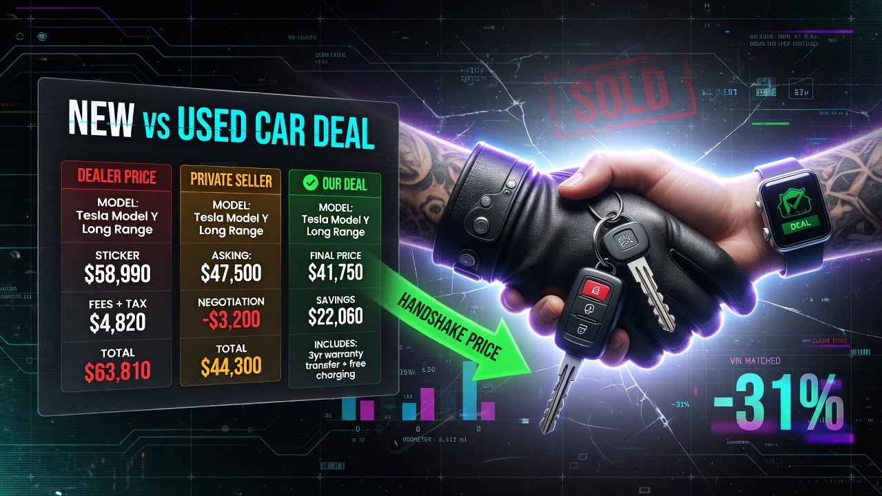 How to negotiate a used car price