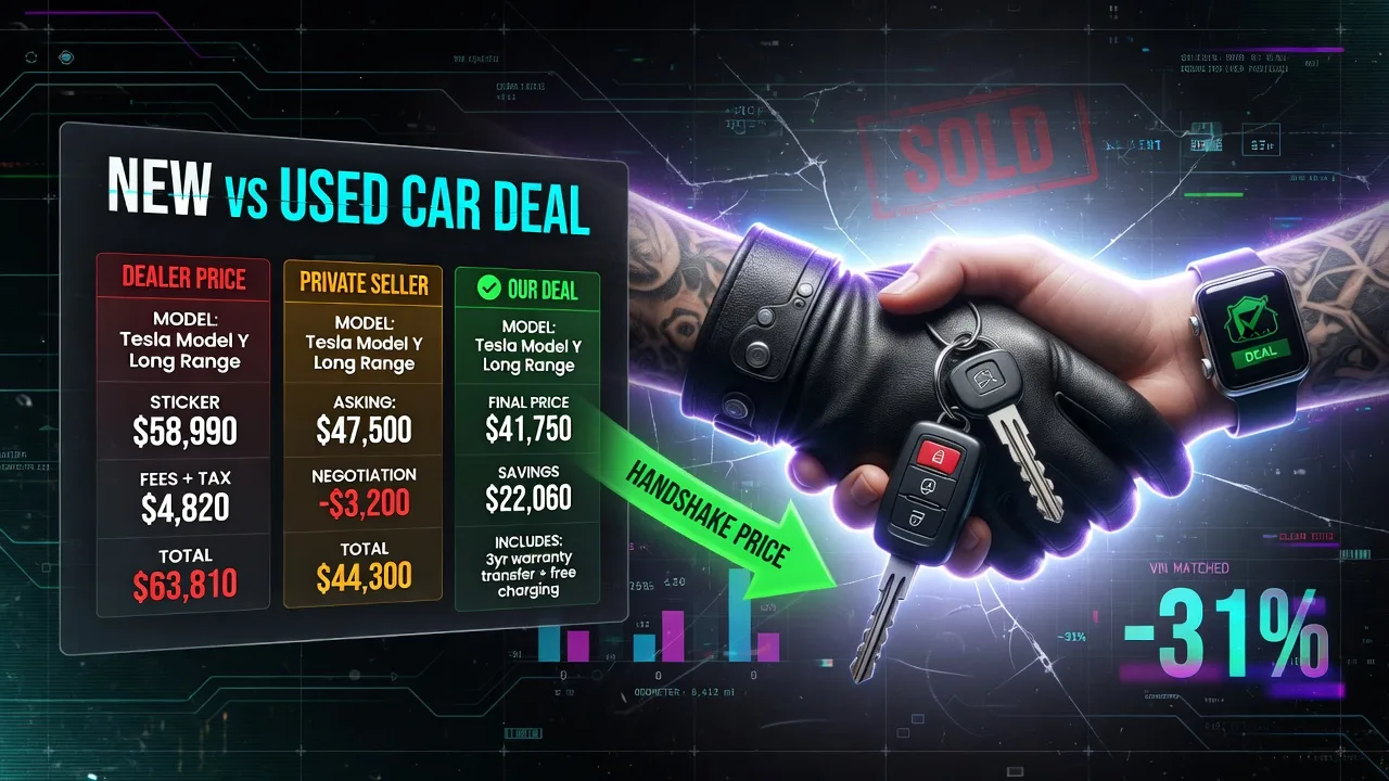 How to negotiate a used car price