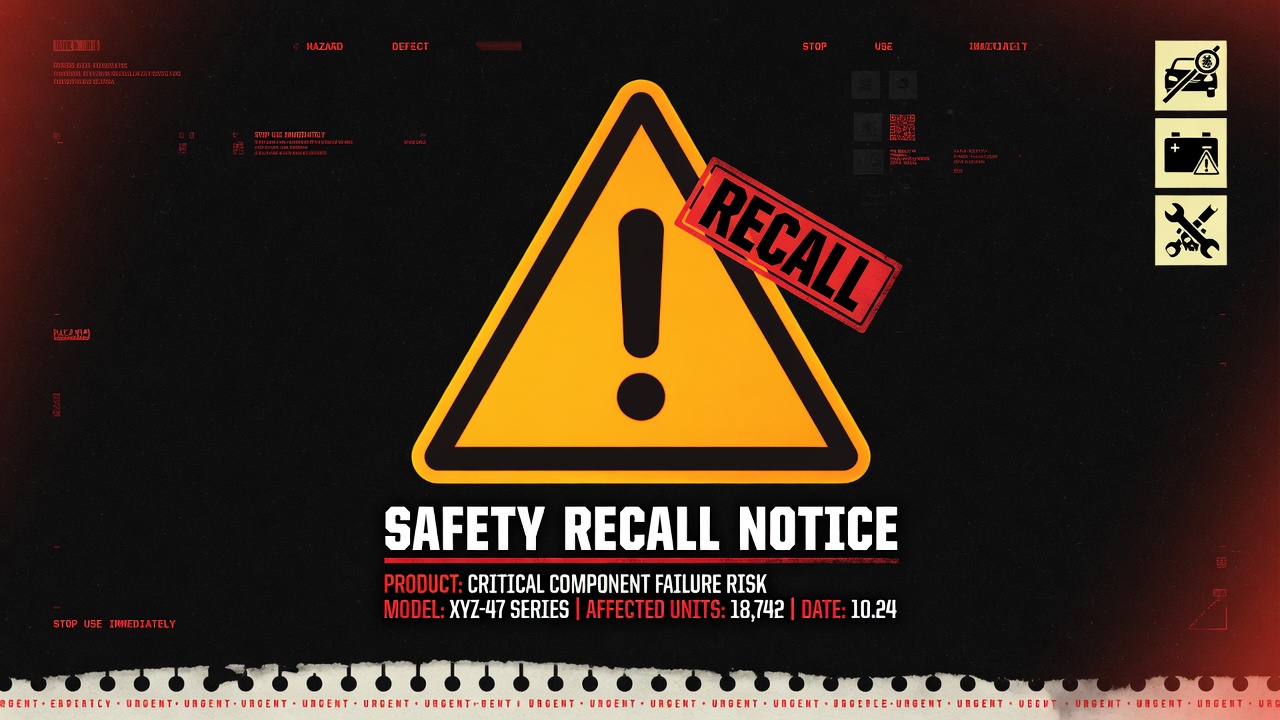 Open recalls on a used car