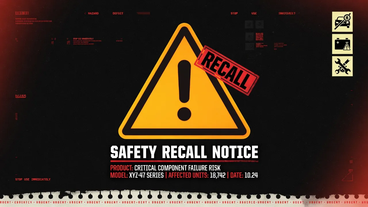 Open recalls on a used car