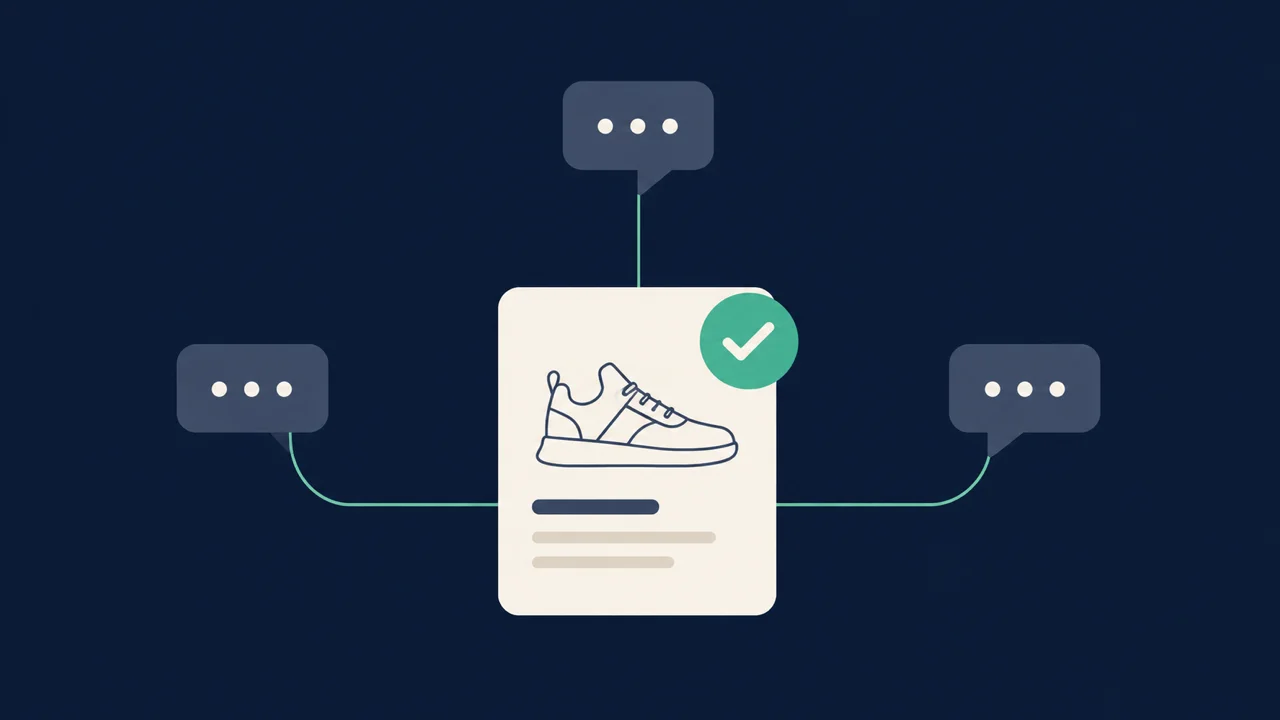 A product page being read by an AI shopping agent