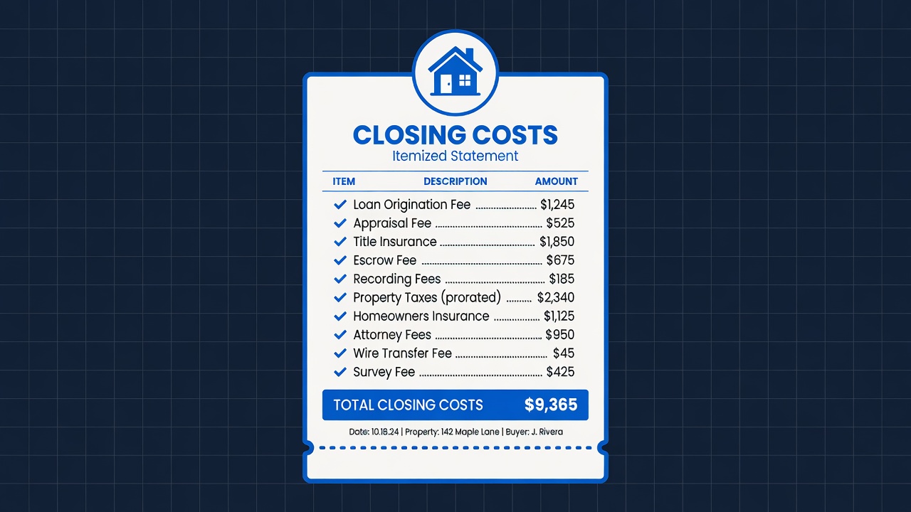 Home Buying Closing Costs Explained