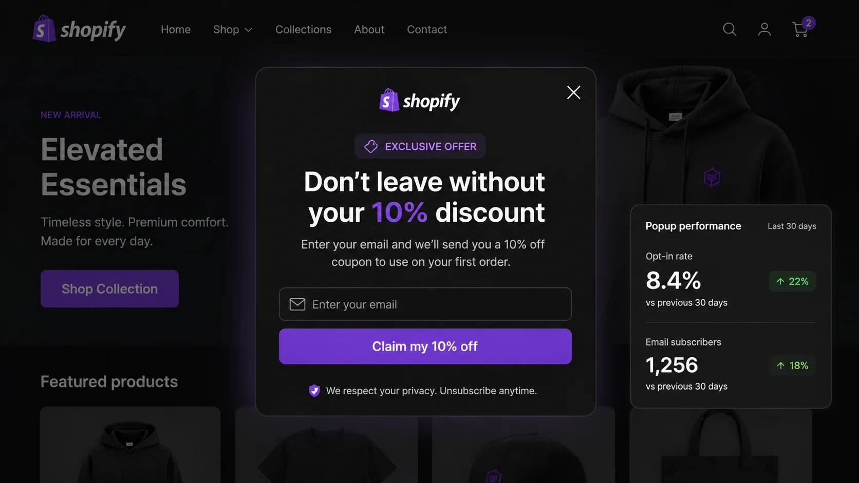 Shopify email popup best practices — 7 tactics to double opt-in rate
