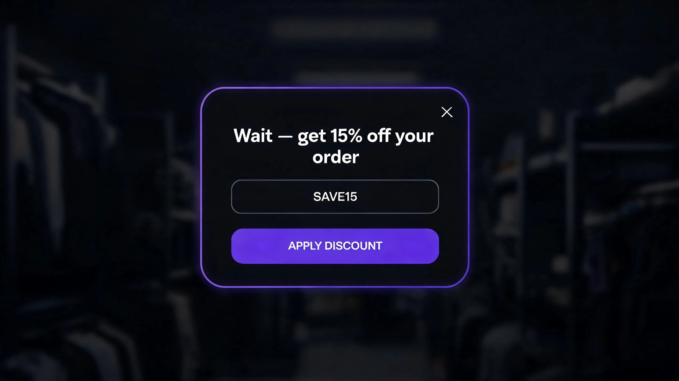 Shopify Exit Intent Popup