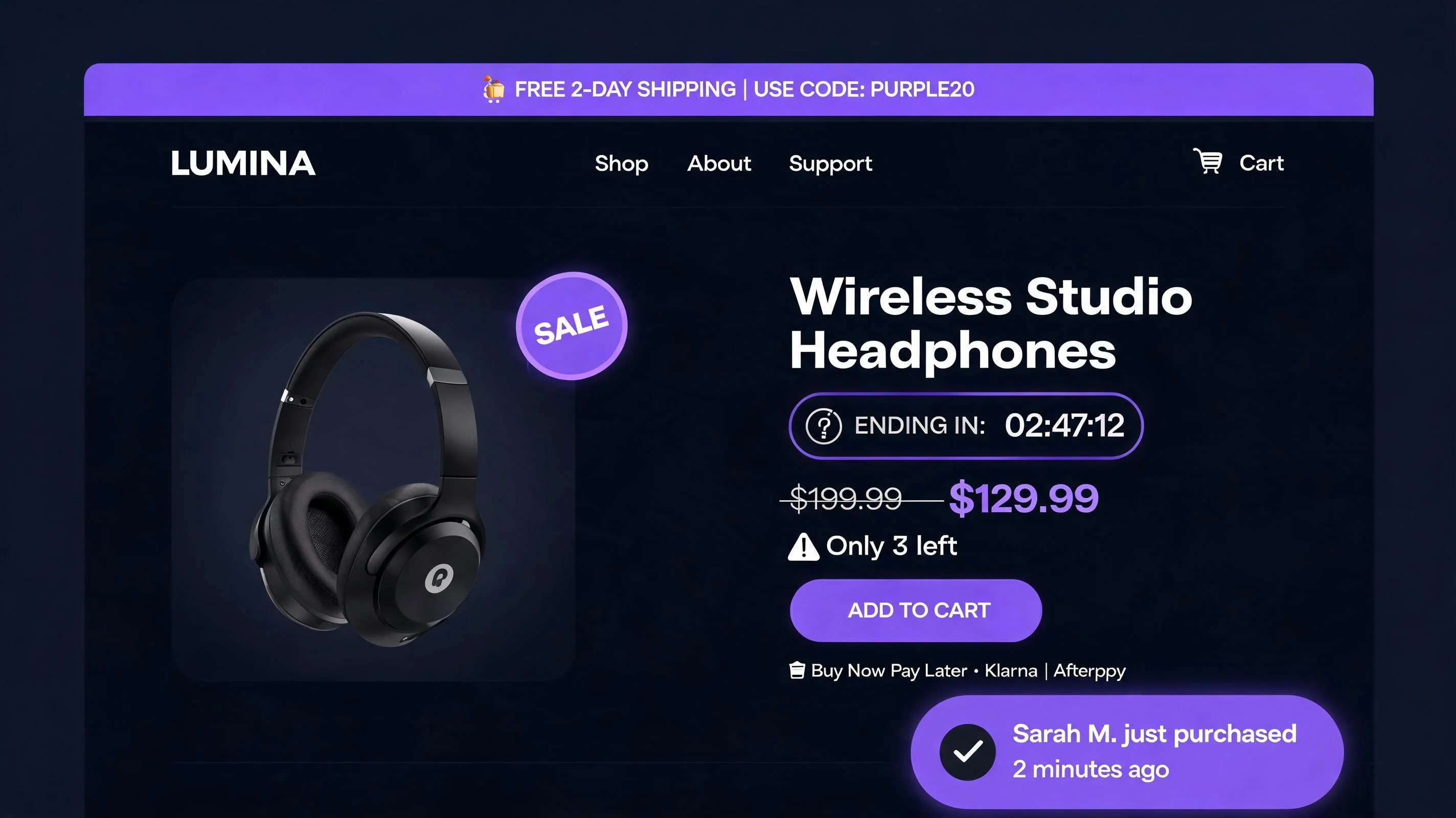 FOMO Marketing for Shopify