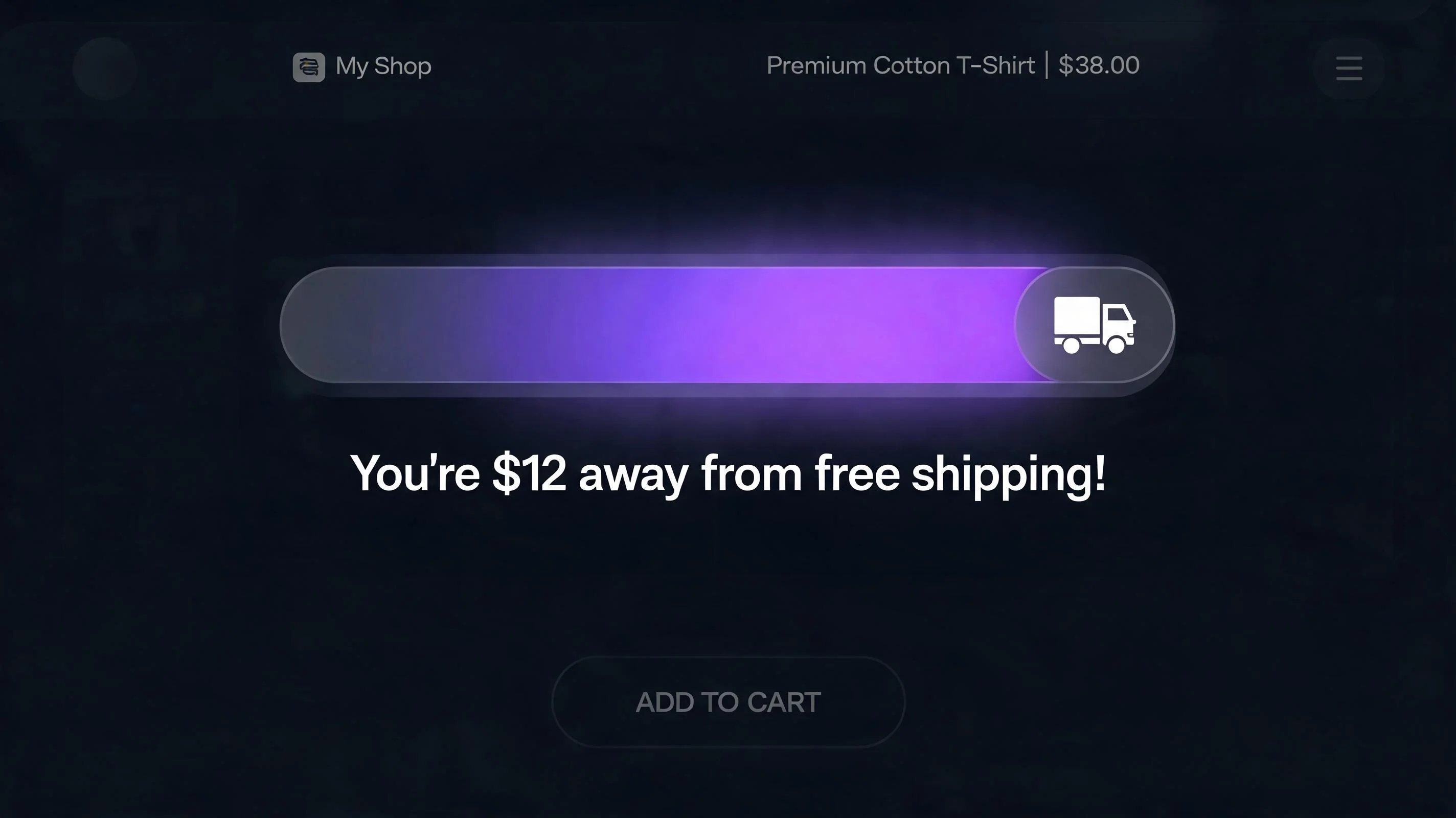 Free Shipping Bar for Shopify
