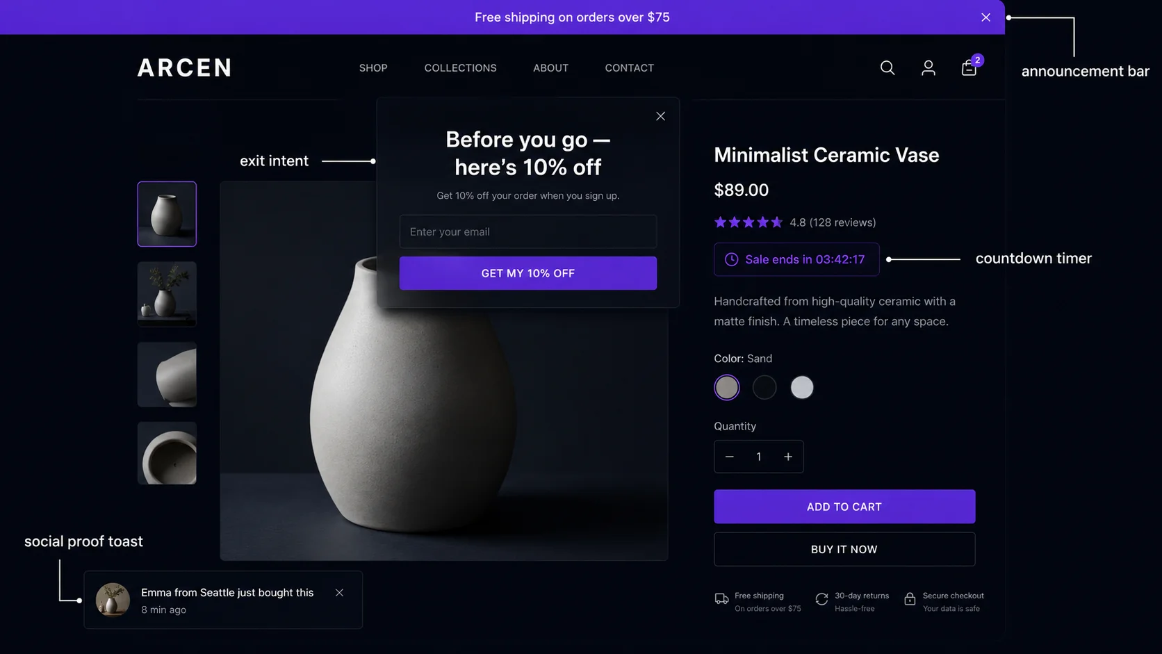 Shopify popup guide — timing, triggers and best practices