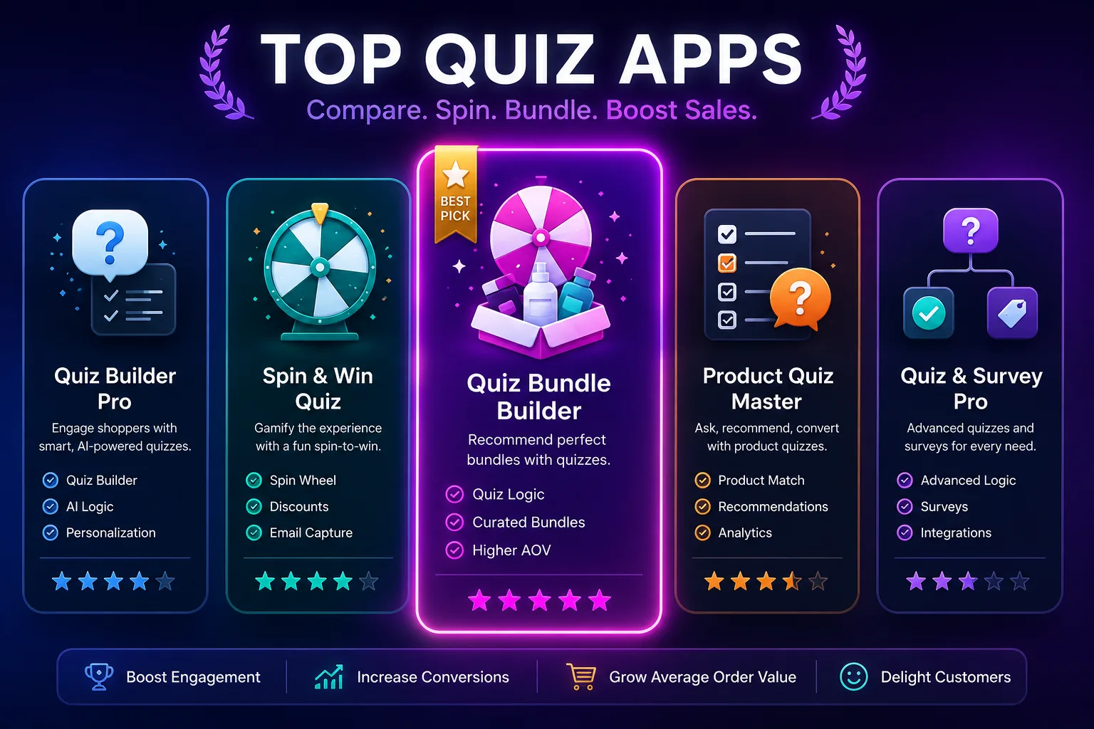 Best Shopify quiz apps for product recommendations 2026