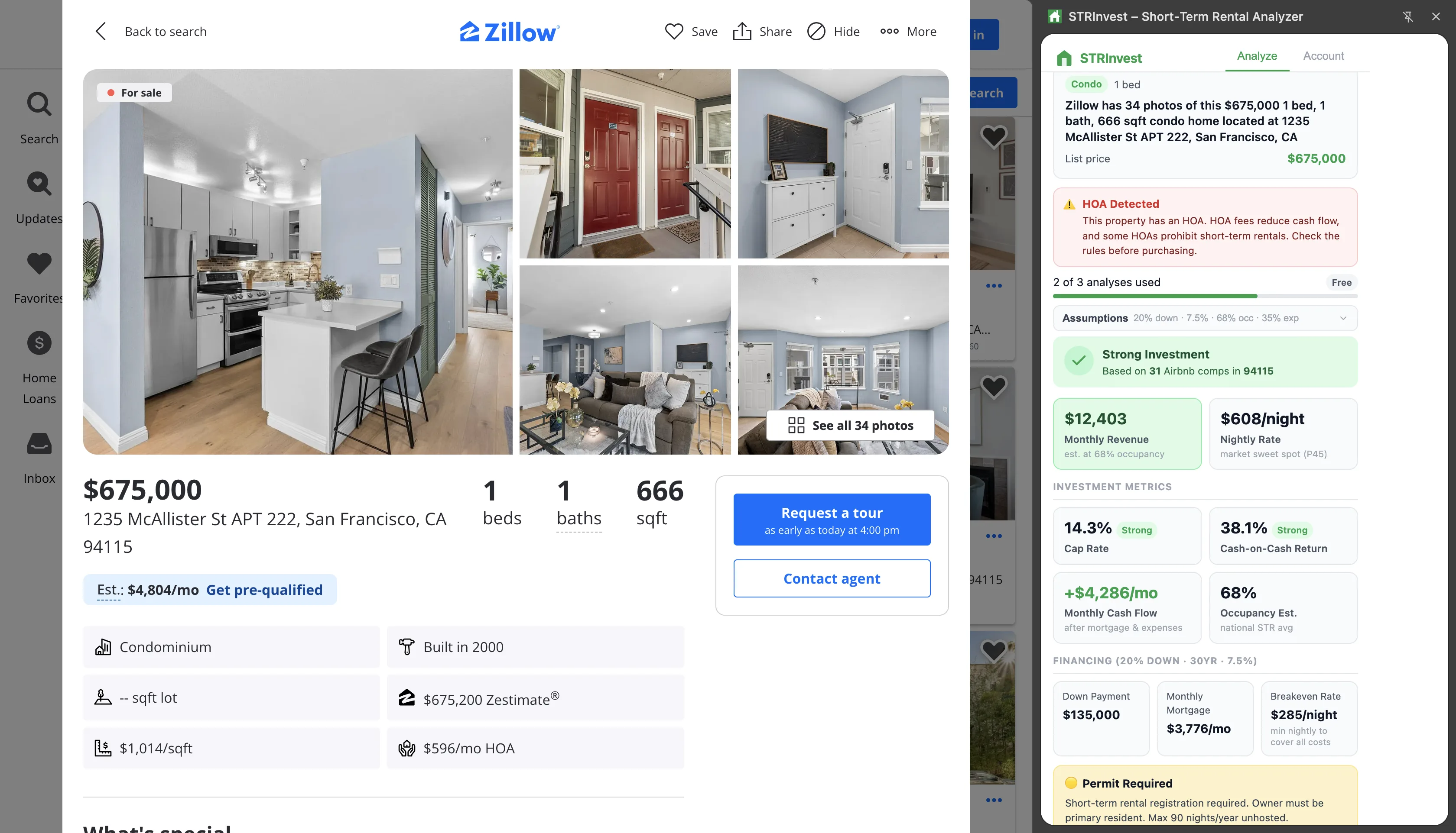 Zillow listing analysis